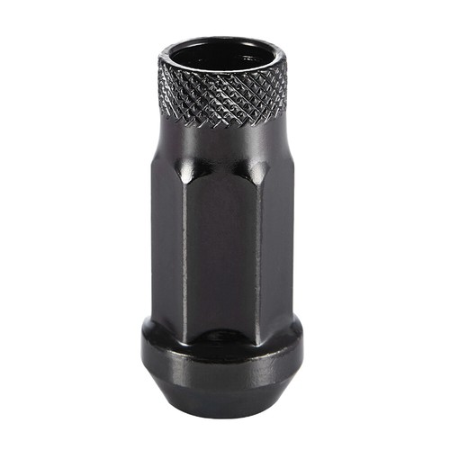 20Pcs M12x1.5mm Extended Steel Wheel Rim Tuner Lug Nuts 48mm BK For Toyota Mazda - Picture 5 of 5