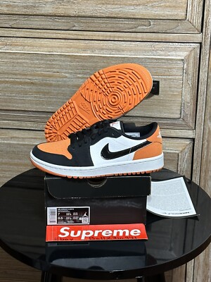 DS New Jordan 1 Retro Low Golf Shattered Backboard Sz-7 DD9315-800
