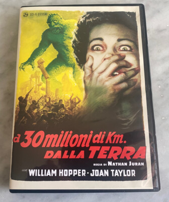DVD 30 MILLIONEN KM. DALLA TERRA'' N. JURAN W. HOPPER J. TAYLOR SCI FI ITALIEN