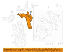 Motor Nissan OEM 13-19 Sentra eje de admisión de aire-conducto trasero 165543RC2B
