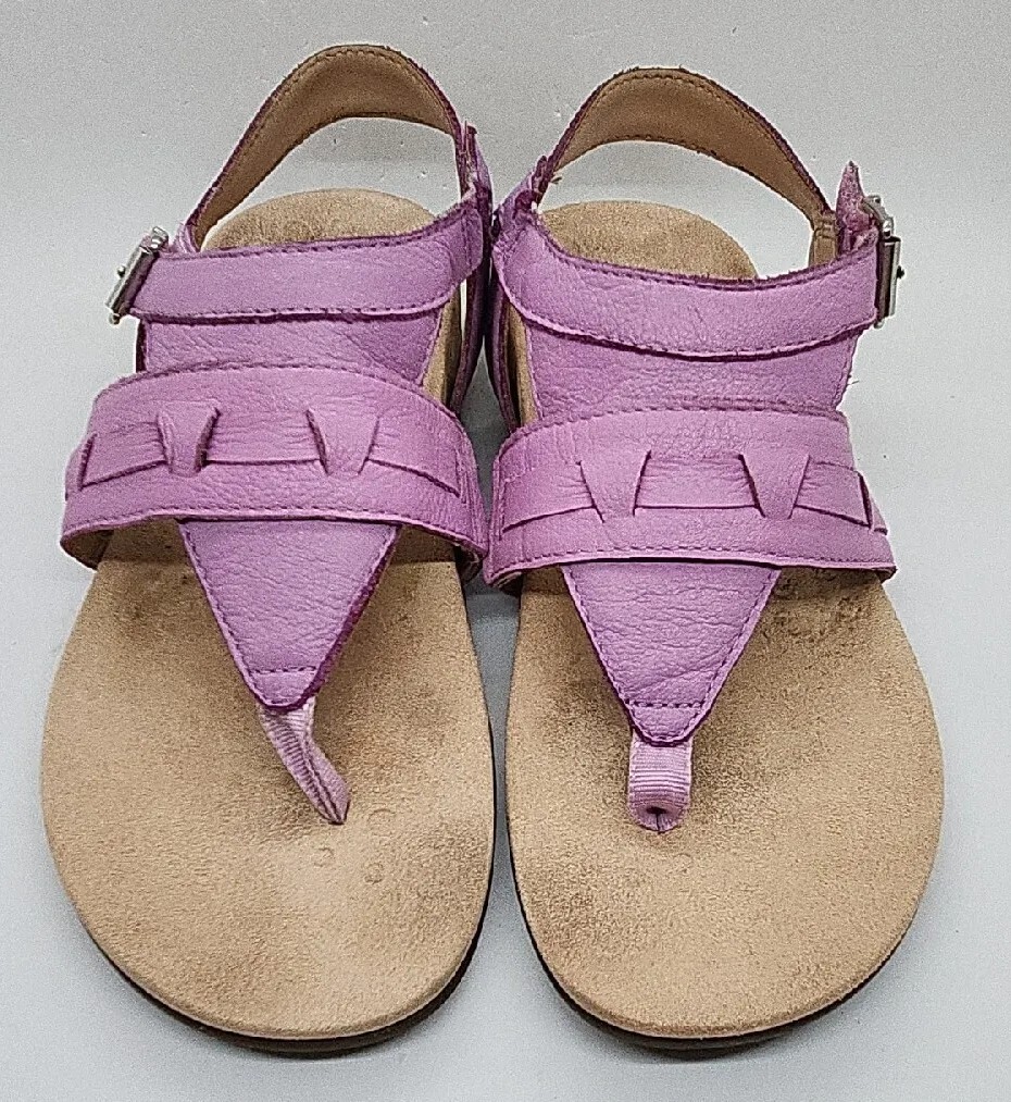 Vionic Lupe Purple Leather Orthopedic Sandal Women's Size G22-16
