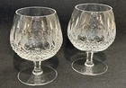 Waterford Crystal Colleen Large Brandy Snifters 5 1/8" Glasses Set Of 2 Vintage