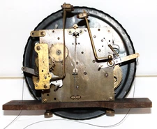 Antique Clock Part  Movement from a late 1800s English made wall clock VGC