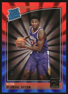 2018 Panini Donruss Basketball Holo Red and Blue Laser Deandre Ayton #157