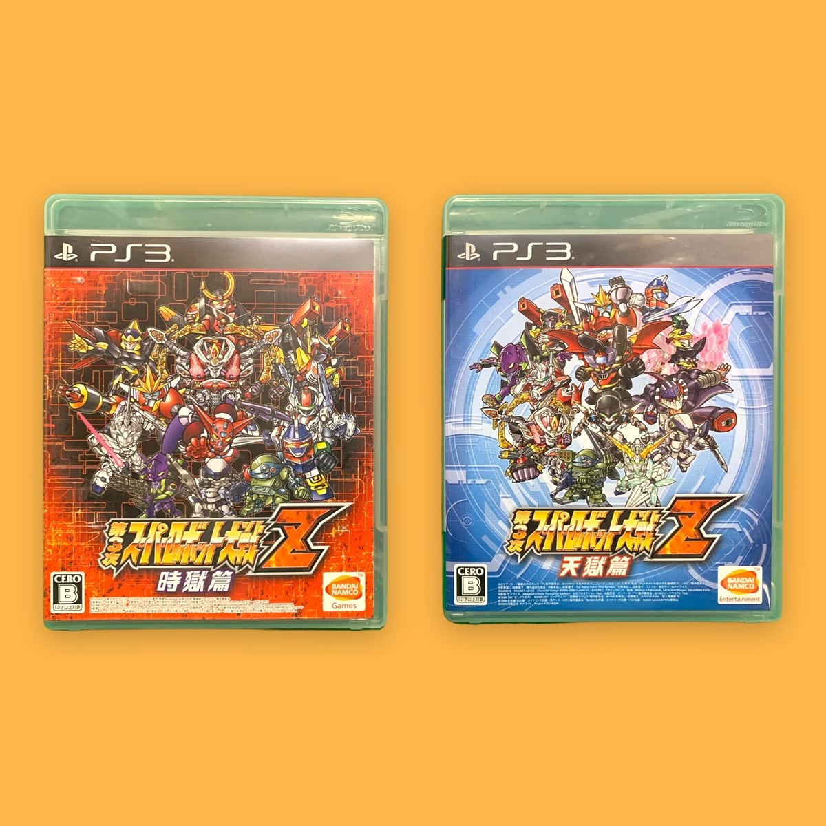 2 LOT Super Robot Wars Z Tengoku Hen Jigoku Hen PS3 Japan Ver