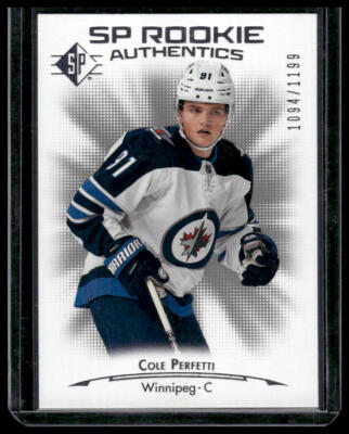 2021-22 SP #116 Cole Perfetti #/1199