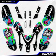 CMGK Savage Camo Racing Graphics kit fits Polaris Predator 50 ATV Decals 06+