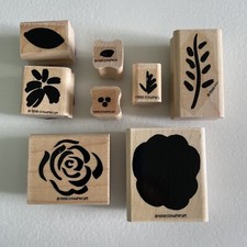 Flower Rubber Stamps - set of 8 - Stamping' Up 