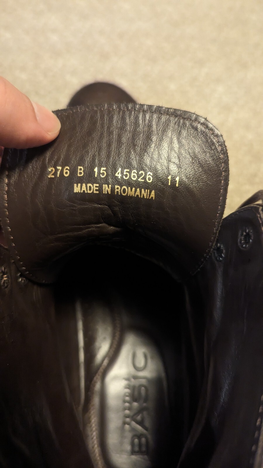 A. TESTONI BASIC Leather Wingtip Lace Up Brown Es… - image 10