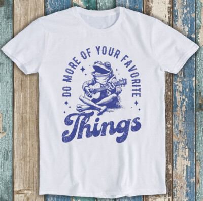 T-Shirt Frosch spielt Gitarre Bestseller Meme lustig Geschenk 1781