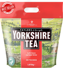 Yorkshire Tea Bags 600 Count 1.875kg Premium 0.05 per strip