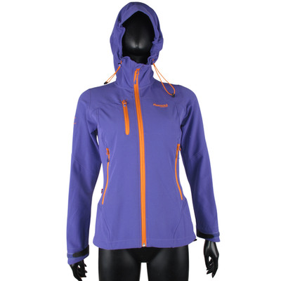 Bergans of Norway Kjerag Womens Softshell Jacket XS Purple Hooded Hiking Outdoor