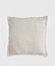 NWT QUINCE EUROPEAN LINEN EURO PILLOW SHAM 26 X 26  SAND  MSRP $29.90