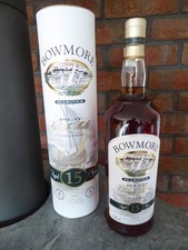 1 L. Bowmore 15 Mariner in Tube !! 43% Islay Single Malt Scotch, alte Abfüllung!