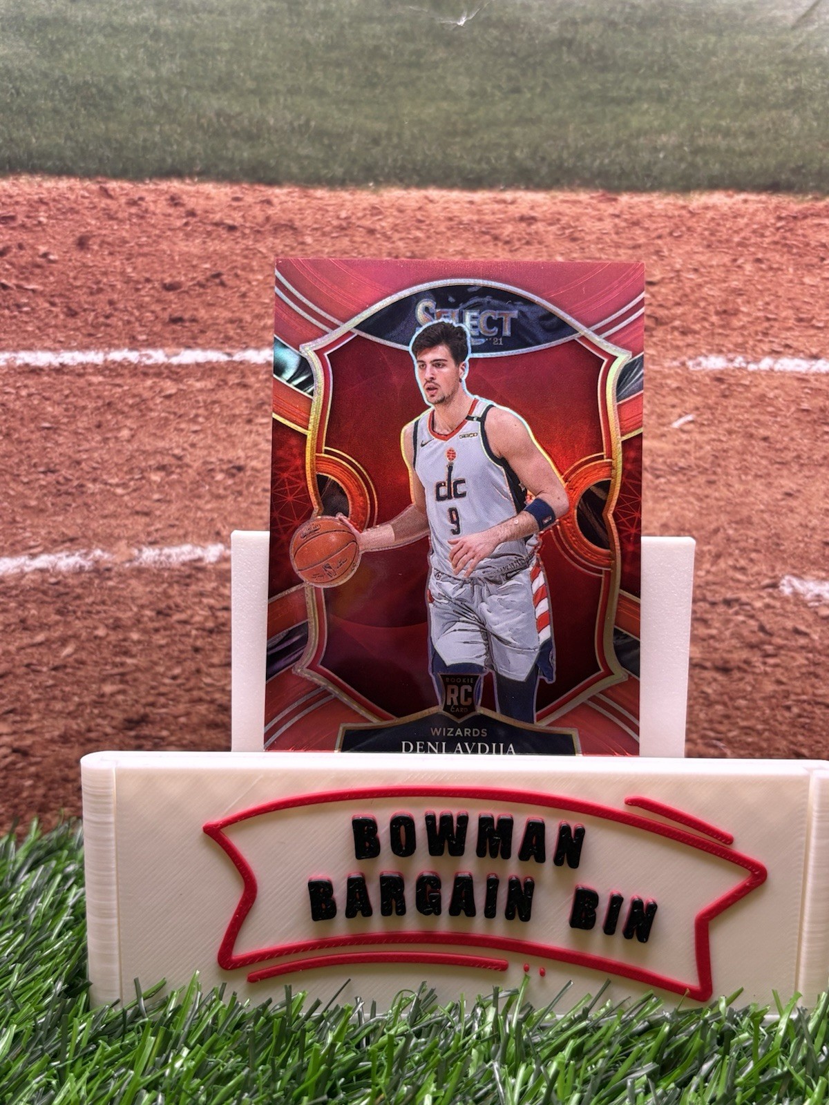 2020-21 Panini Select Deni Avdija Concourse RC Red 110/199 - Wizards