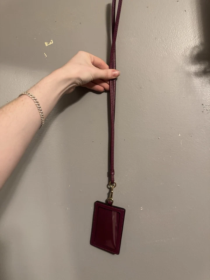 soporte de identificación coach lanyard Foto 2 de 4