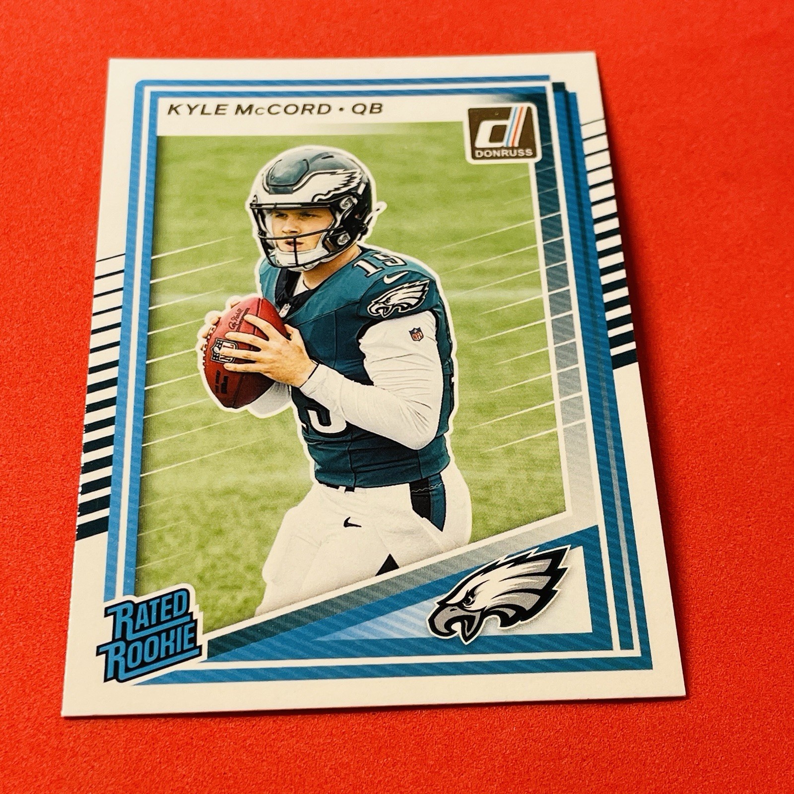 Kyle McCord .. RATED ROOKIE  .. Philadelphia Eagles .. 2025 Donruss Card 325