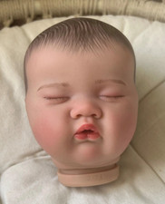 Kit de muñeca bebé renacido de 20"" bebé recién nacido dormido ya pintado suave hágalo usted mismo juguete nuevo