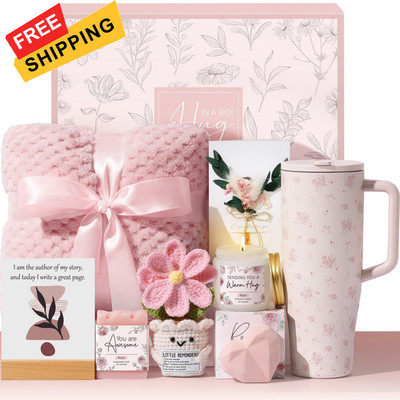 Mothers Day & Birthday Gifts for Women - Get Well Soon 40 Ounce, Pink-Rose