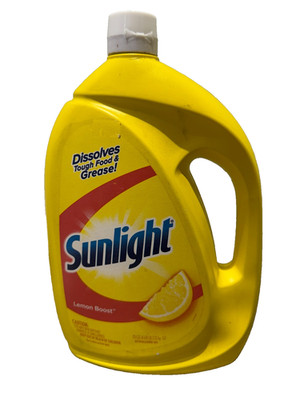 Sunlight Lemon Boost Dishwashing Gel 75 oz *LIQUID