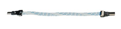 SYSTEM-S USB 3.1 Kabel 15 cm Typ C Stecker zu 2.0 Micro B Stecker Flach FPC