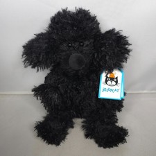 BNWT Jellycat - Black Poodle Tot - Plush Soft Toy 8" Dog Puppy Bunglie RARE