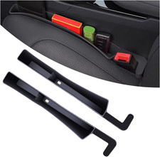 2PCS Car Seat Gap Filler, Anti-Drop Vehicle Console Crevice Blocker with 2 Stora