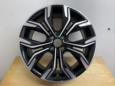 1 x RENAULT CLIO MK5 17" Y SPOKE DIAMOND CUT & BLACK GENUINE OEM ALLOY WHEEL