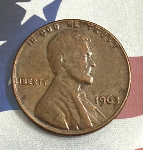 1963-P Lincoln Memorial Cent — photo from the most recent tracked eBay sale
