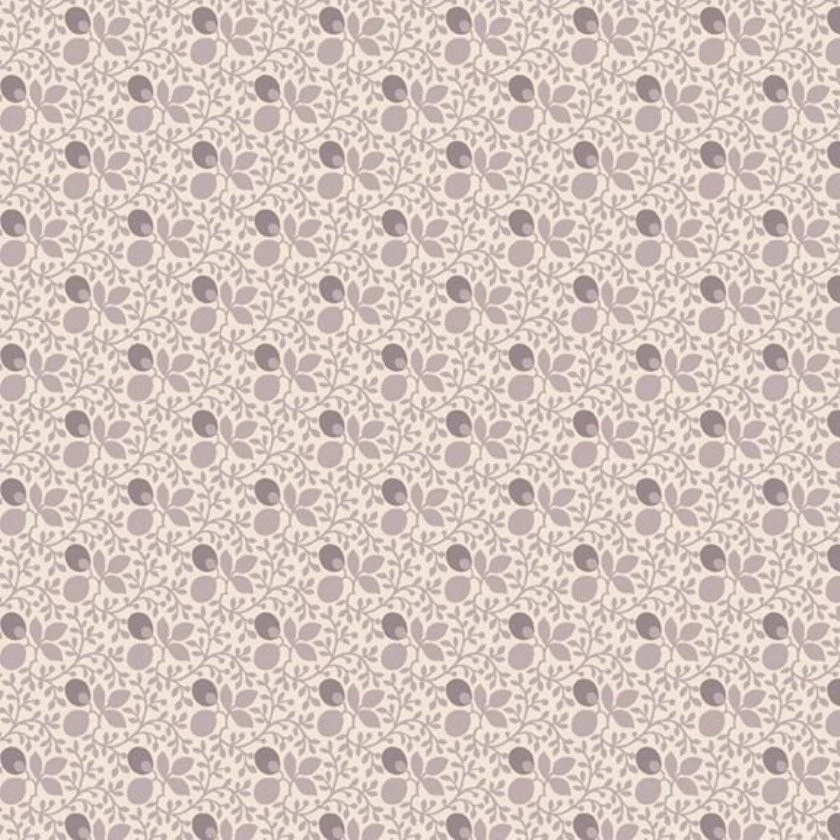By The Yard ~ Lilac Berry Vine By Marcus $3.99 Ships ANY Amount Fabric - Image 2 of 3