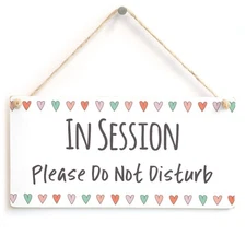 in Session Please Do Not Disturb - Functional Do Not Disturb Home Office Door...