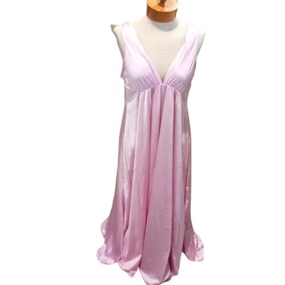 Vintage Size Small-Med Enticements Nightgown Bubblegum Pink USA Sleepwear Dress