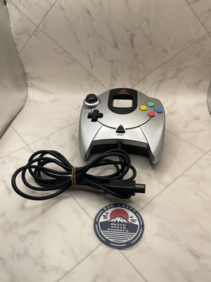 Official SEGA Dreamcast Silver Metallic Controller HKT-7700 OEM Tested Working