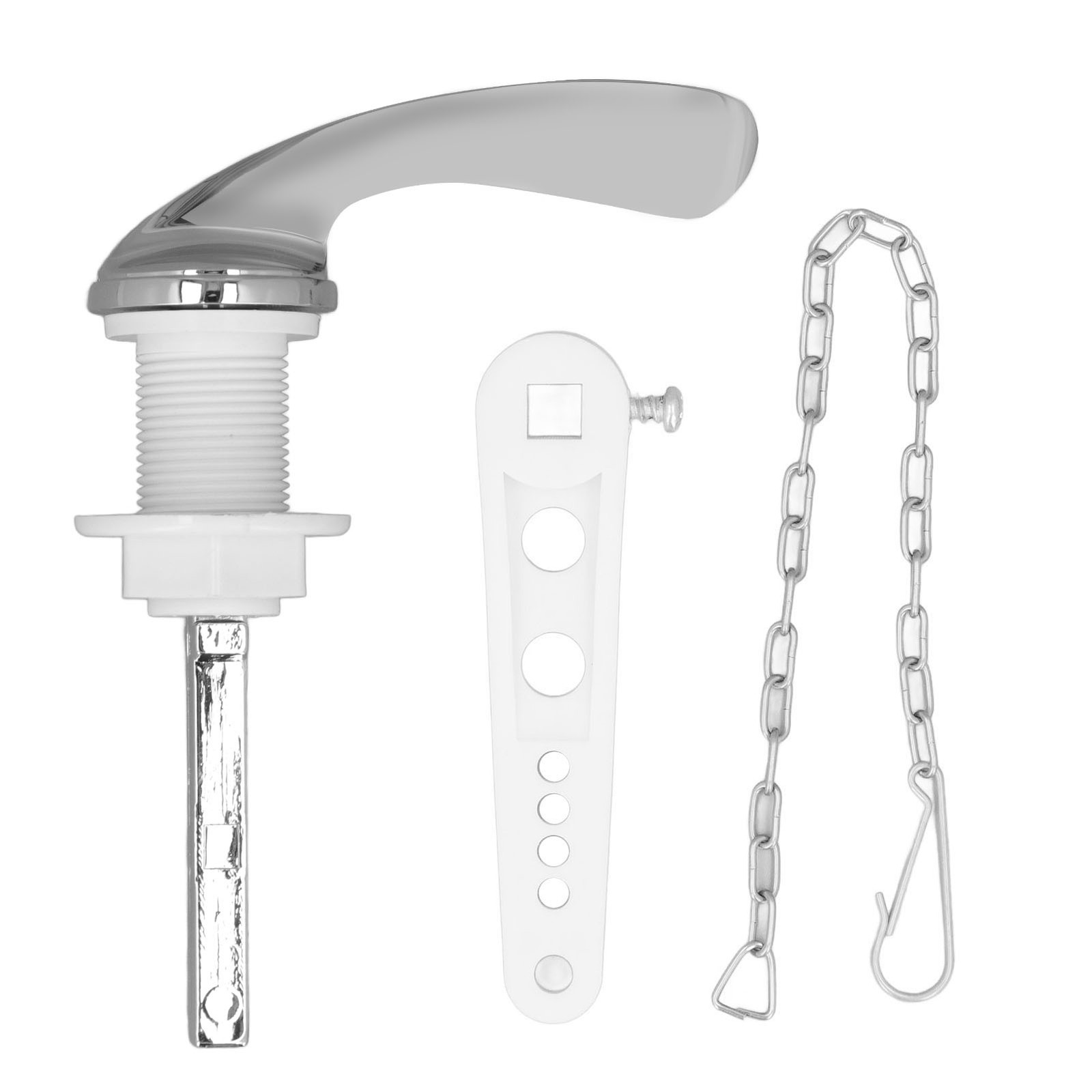 Toilet Tank Handle Electroplating Process Universal Zinc Alloy And Plastic BAJ