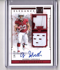 Andy Isabella RC 2019 Impeccable Elegance Rookie Helmet Cleat Auto SSP 14/19