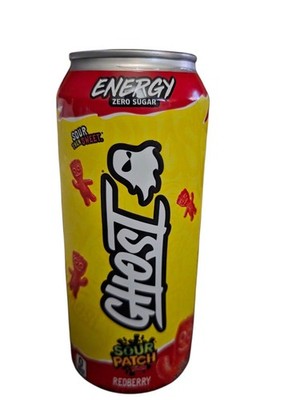 Ghost Sour Patch Kids Redberry Energy Drink 16oz Zero Sugar Discontinued