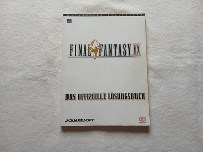 Final Fantasy IX 9 - Playstation 1 - Lösungsbuch, Spieleberater, Guide Deutsch