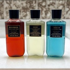 Bath  Body Works BOURBON, NOIR, OCEAN Men's Collection 3-in-1 Hair, Face  Body