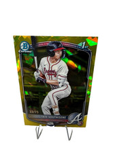 Tate Southisene 2025 Bowman Draft Chrome 1st Sapphire Yellow Refractor /75