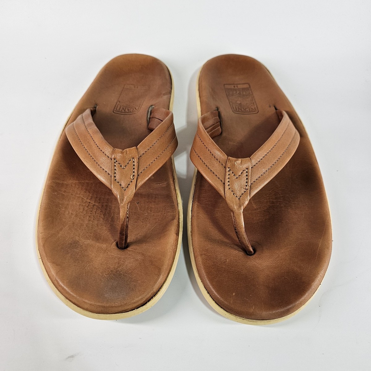 Thong Sandals Island Pro Flip Flops Island Slipper Brown 