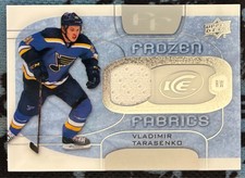 2015-16 Upper Deck Ice Frozen Fabrics Vladimir Tarasenko St. Louis Blues #FF-VT