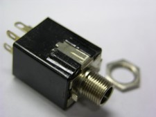 2 Calrad Electronics 30-385 Enclosed 1/4"Stereo Panel Mount Jacks, DPDT Circuits