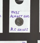 1943S    AU    LINCOLN  CENT   ~ALMOST   UNCIRCULATED ~  RS COINS #31L FREE SHIP