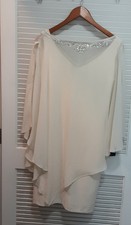 SLNY Ivory Embellished 2 Piece Formal Dress Set Size 8 NWT