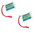 Lectron Pro 3.7 volt 700mAh 30C LiPo Battery 1S700-30-L (2 Packs) LaTrax Alias
