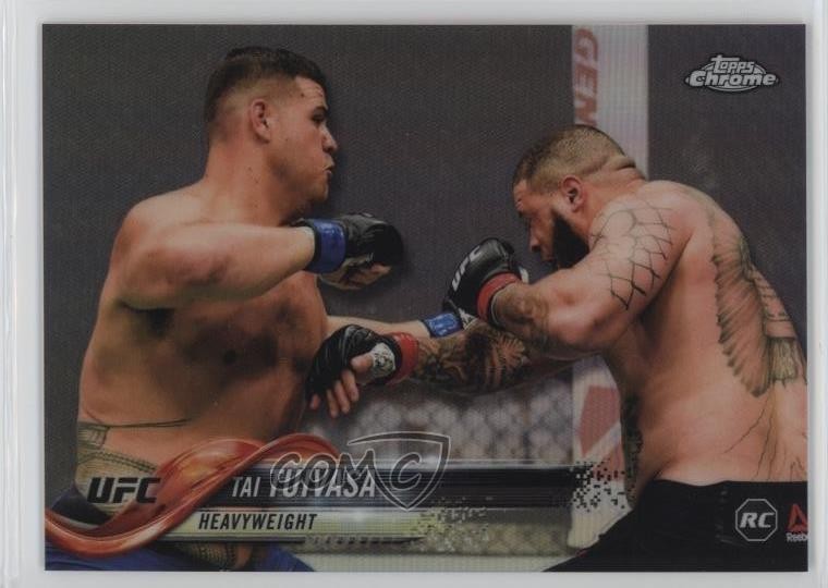 2018 Topps Chrome UFC Refractor Tai Tuivasa #73 Rookie RC 2q0