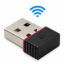 DUAL BAND WIFI DONGLE 2.4GHZ 5GHZ WIRELESS USB ADAPTER 600MBPS PC LAPTOP CD UK