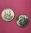1954 D Franklin Half Dollars 90% Silver
