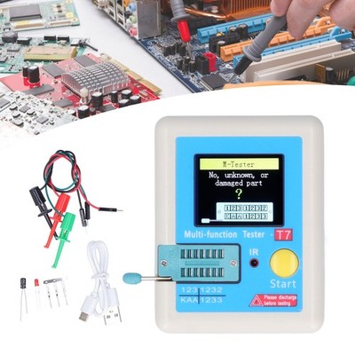 LCRT7 High Speed Transistor Tester Color Screen Transistor Detector Capacit AL