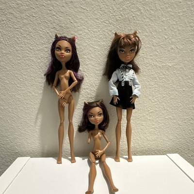 Monster High Clawdeen Wolf Doll Lot Lot Of Three Dolls